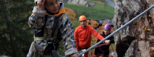 Ferrata ve Víru - foto Tomáš Koutský