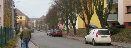 Přechod pro chodce - Okružní ulice Žďár nad Sázavou