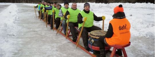 DRAGON BOAT RACE ON ICE 2016