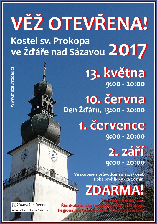 Věž otevřena 2017
