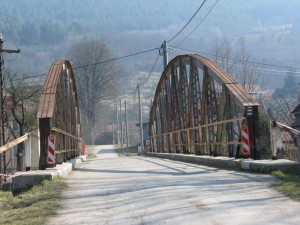 Most přes řeku Svratku mezi Boračí a Podolím