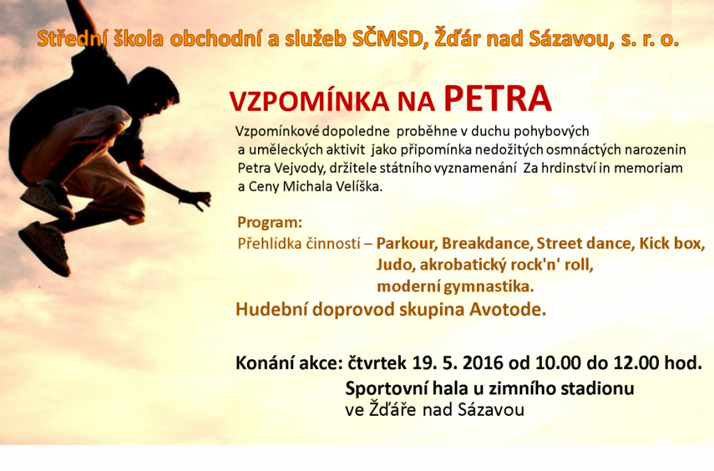 Vzpomínka na Petra 2016